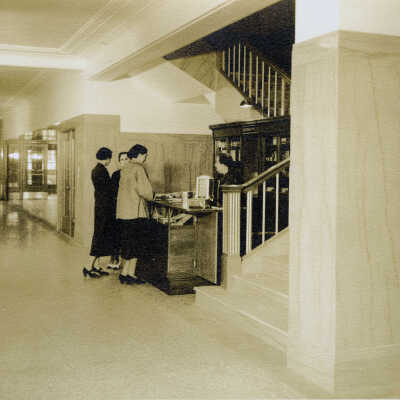 Oregon City 1936 - Clackamas County Court House, 1st Floor Interior.