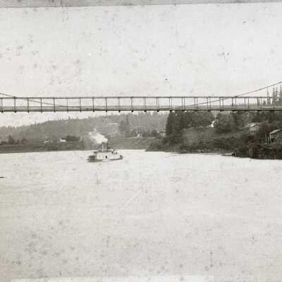 Oregon City - West Linn Bridge 1888
