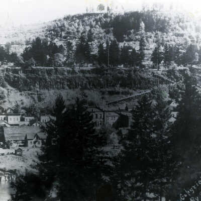 Oregon City 1904 - Viewed from West Linn - 3rd through 5th Streets.