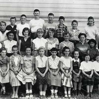 Carver School Students 1952 - 7th - 8th Grades - Carver, Oregon