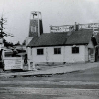 Milwaukie Main Street, 1920.: Origsize: 4" x 6"; Origformat: Print-Photographic