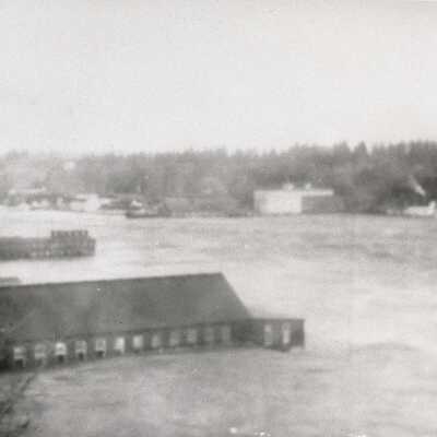 1891 Flood - West Linn - Willamette Paper Mill