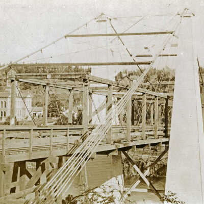 Oregon City/West Linn Suspension Bridge - 1894