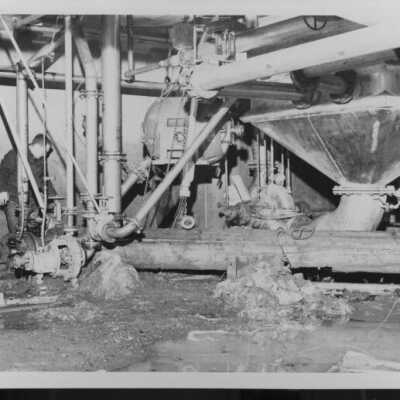 1964 Flood - Crown Zellerbach No. 3 Paper Machine - Flood Aftermath