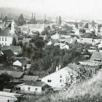 Oregon City - North End from the Bluff.