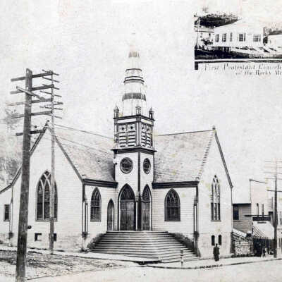 M.E. Church, 1892.: Copyright: None; Origsize: 8" x 10"; Origformat: Print-Photographic