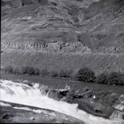 Native Americans Fishing on the Deschutes River