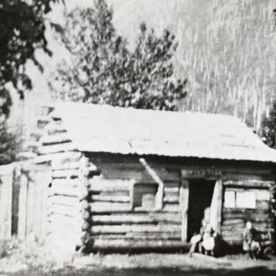 Mt. Hood 1901 - near Rhododendron John Maroney Log Cabin