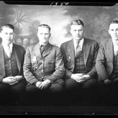 Photograph for the Oregon City police Department - January 1930 - Negative