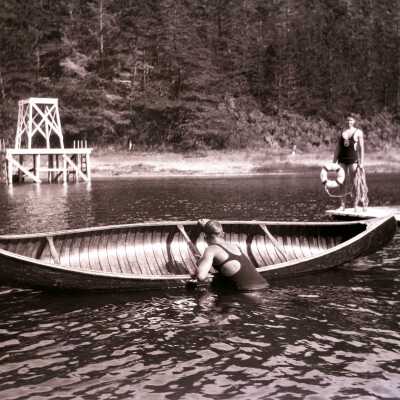 Camp Meriwether 1935 - Canoe Test