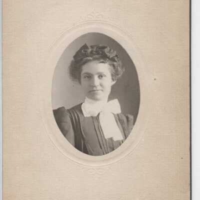 Unknown Young Lady Portrait - Cross Coll