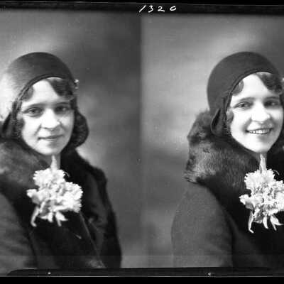 Photograph of a woman for Kathryn Barry - December 1929 - Negative