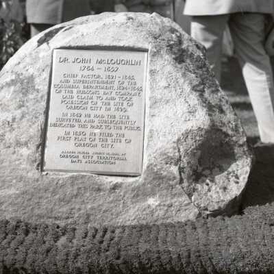Oregon City Territorial Days 1939 - John McLoughlin Marker Dedication