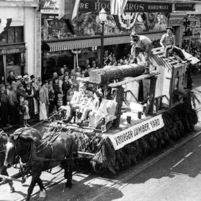 Oregon City Territorial Days Parade 1947 - Main Street