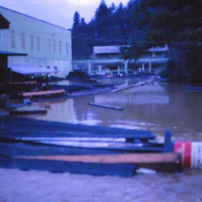 1964 Flood - Lower Washington Street - Oregon City Oregon