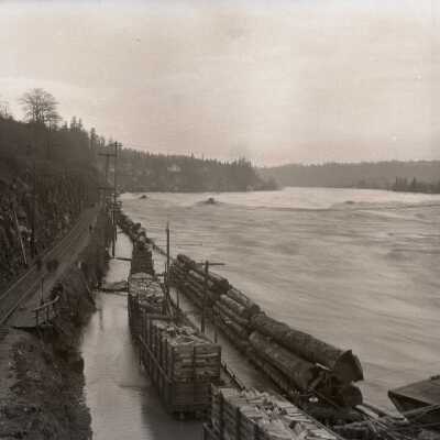 Canemah Walkway and Road 1923