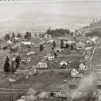 Oregon City 1897 - from Falls View