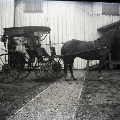 Oregon City Territorial Days - 1930s - 1st National Bank Parade Entry