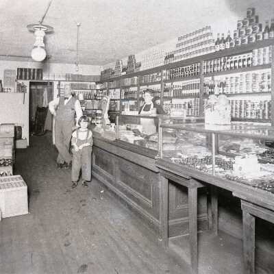 Elyville Grocery Interior 1895
