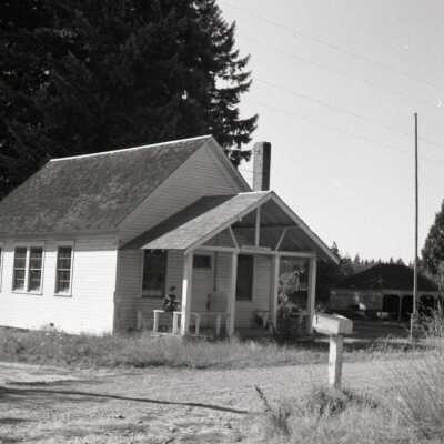 Meridian School, District #79, Road View.