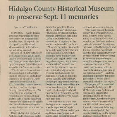 Newspaper clippings