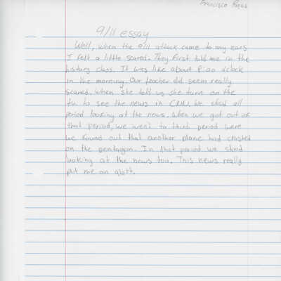Essay: 9/11 Essay