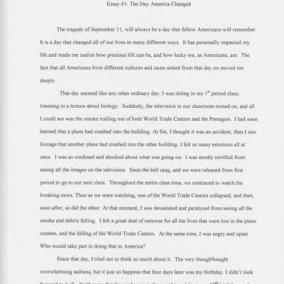 Essay: The Day America Changed