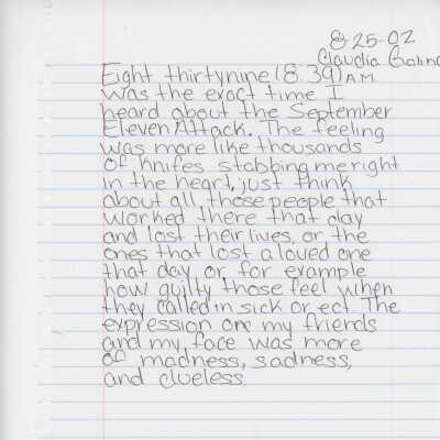 Essay: Untitled