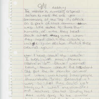 Essay: 9/11 Essay