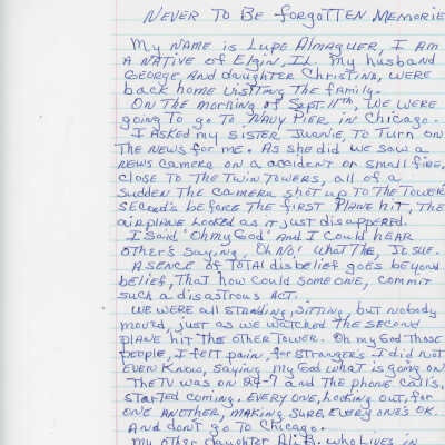 Essay-Never to be Forgotten Memories