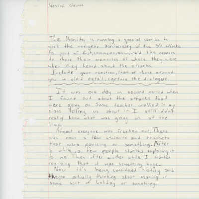 Essay: Untitled