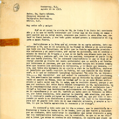 Correspondence