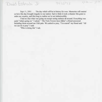 Essay: Untitled