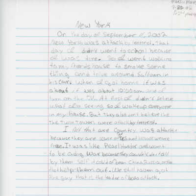 Essay: New York
