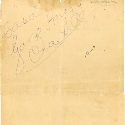Miscellaneous documents