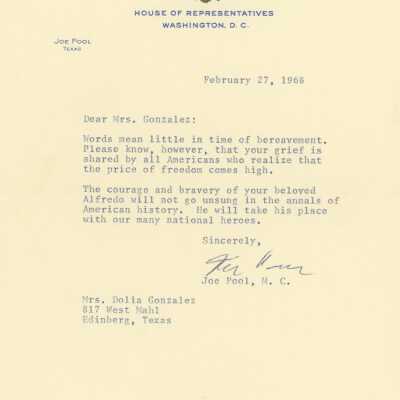 Letter of condolence