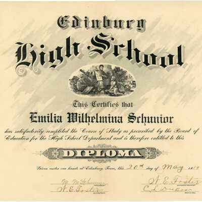 High school diploma
