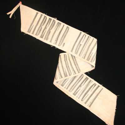 Plan of San Diego banner or sash