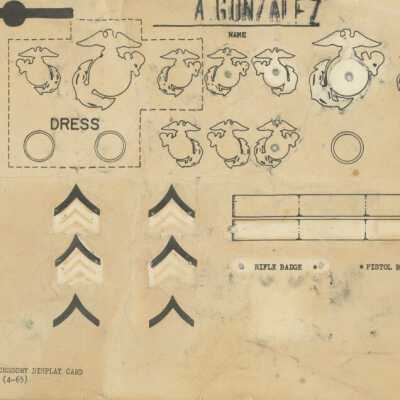 Uniform accessory display card