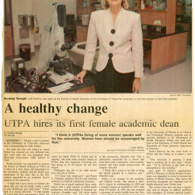 Newspaper article