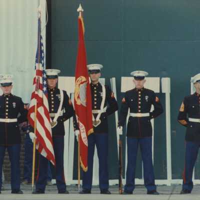 US Marine Corps Color Guard