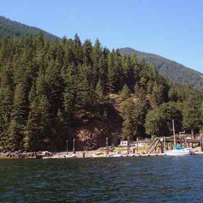 Indian Arm - Brighton Beach - view from water - 4