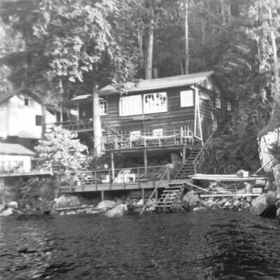 Cedar Lodge, new porches, 1955