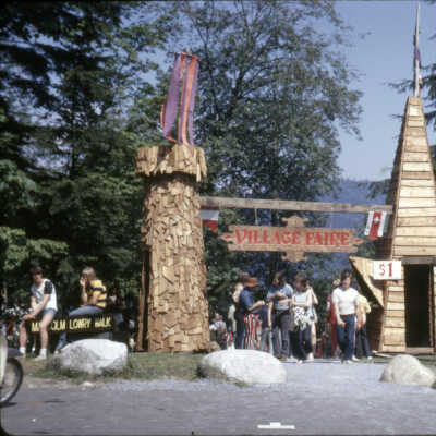 Village Faire, Entrance, Cates Park 1971