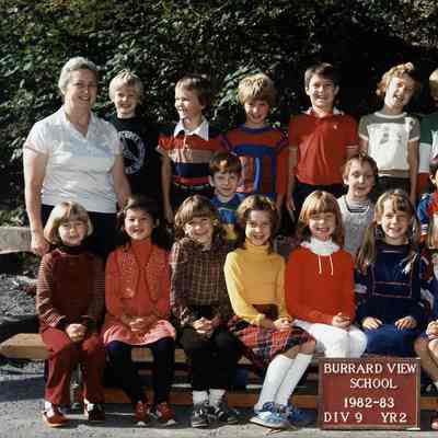 Burrard View School Div 9, Yr 2, 1982-83