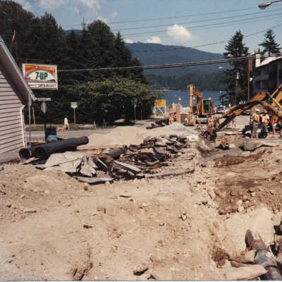 Sewers down main street - question