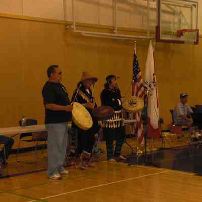 3393 - Tsleil-Waututh music group, performing. (is it Children of Takaya) CIMG0126.JPG