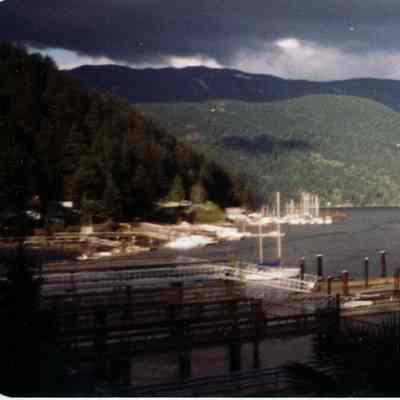 3146 - Deep Cove, stormy lighting, panorama pic, 1990s.tif