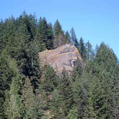 Hikers on Quarry Rock - 2