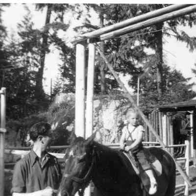4885 - Cove Cliff Country Club young girl on horse.tif
